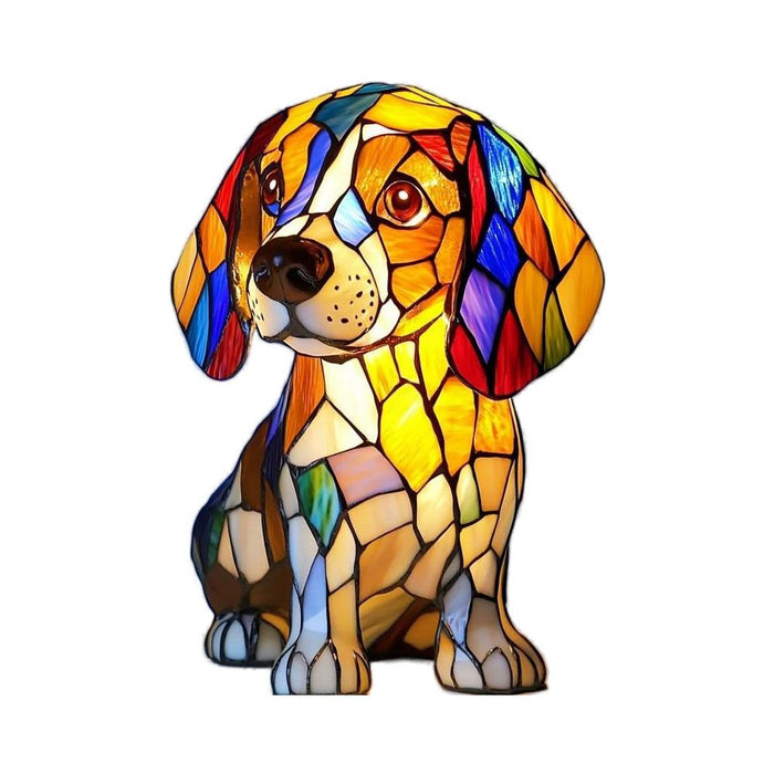 Cat and Dog Resin LED Night Light