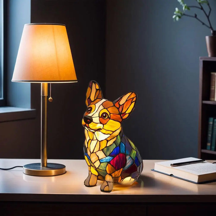 Cat and Dog Resin LED Night Light