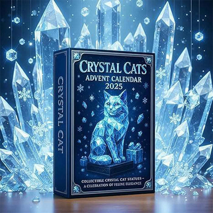 Crystal Cat Acrylic Christmas Advent Calendar