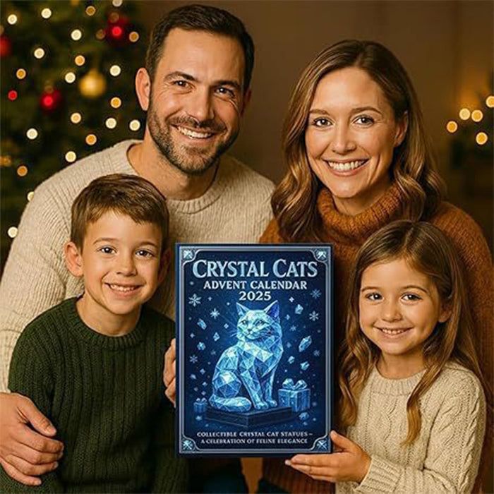 Crystal Cat Acrylic Christmas Advent Calendar