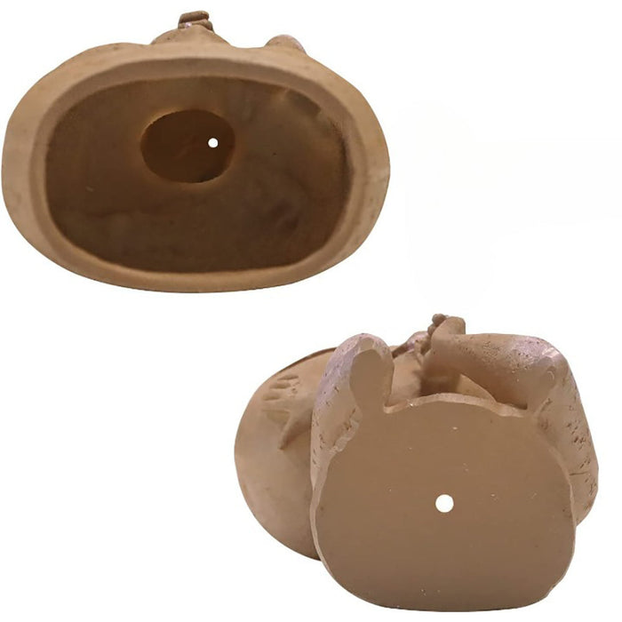 Handmade Resin Face Head Planter with Drainage