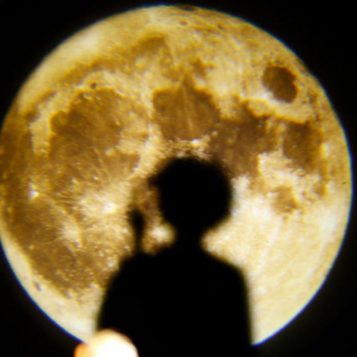 Earth & Moon Projection Lamp with Adjustable Stand