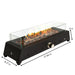 28-Inch Portable Outdoor Tabletop Fire Pit Size