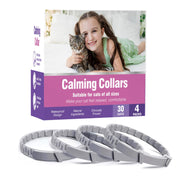 4-Pack Calming Pheromone Collars for Cats