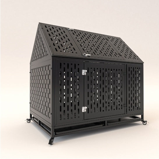 Heavy Duty 45" Steel Dog Kennel