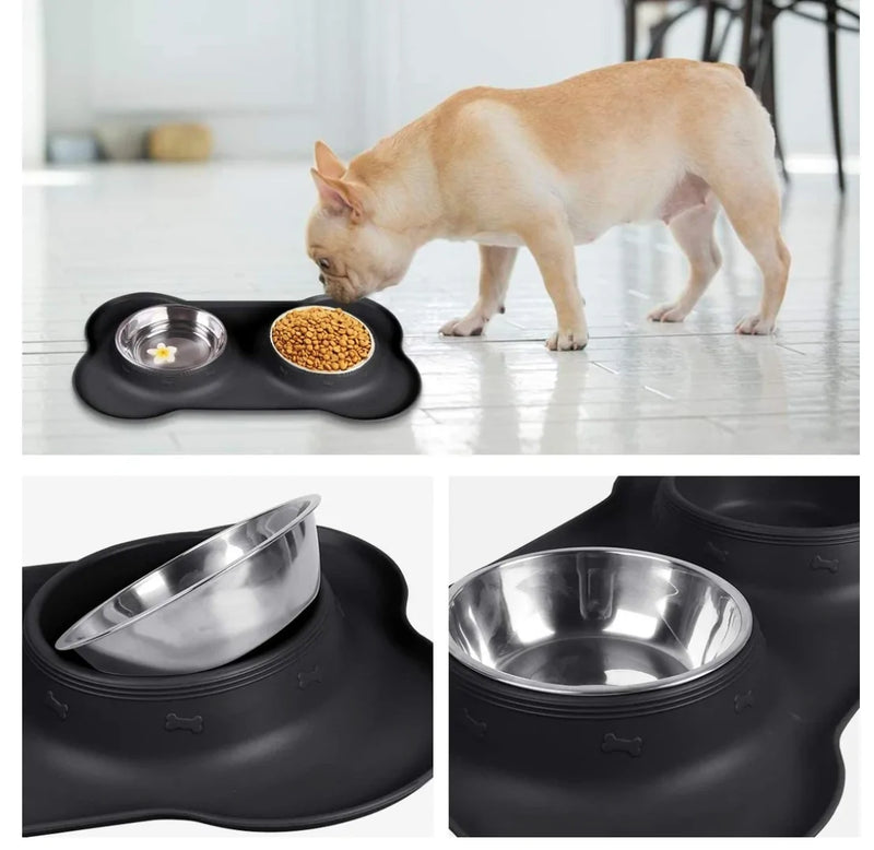 Silicone Placed Pet Bowls