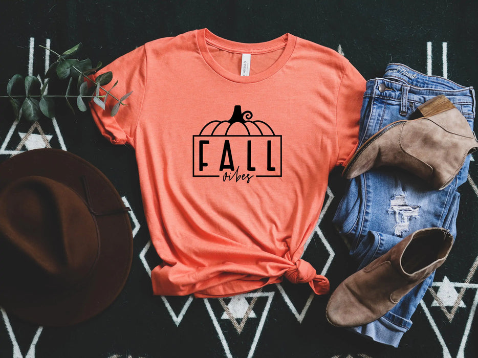 Fall Vibes Pumpkin Shirts