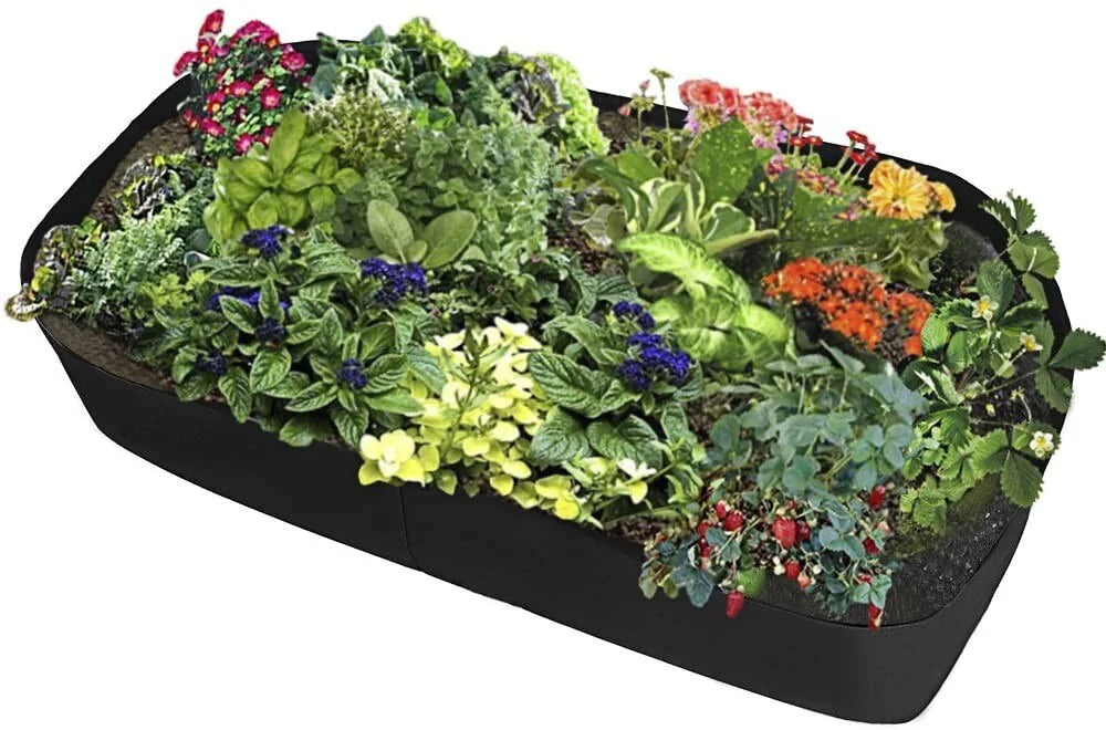 Rectangle Fabric Raised Garden Bed