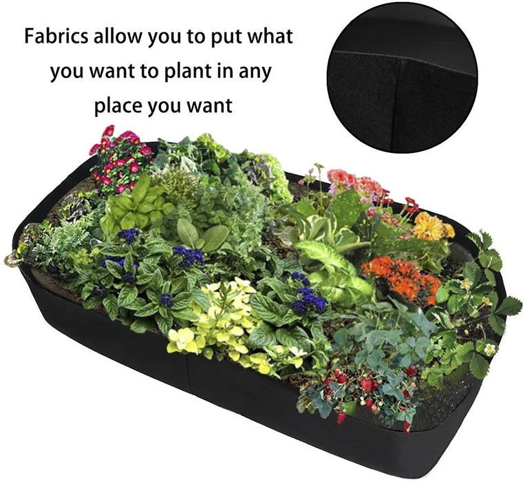 Rectangle Fabric Raised Garden Bed