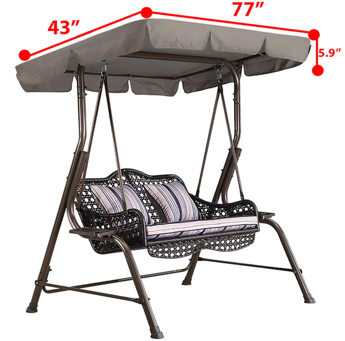 Patio Garden Swing 300D Canopy Replacement