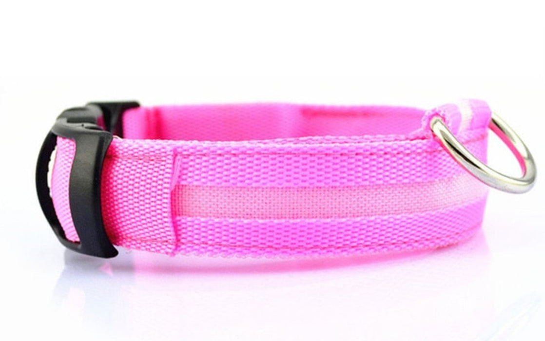 Adjustable LED Glowing Pet Collar
