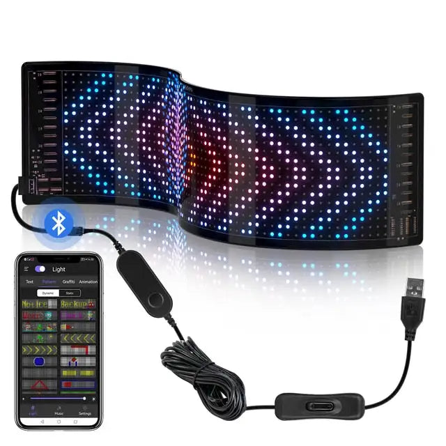 LED Text Animated Display