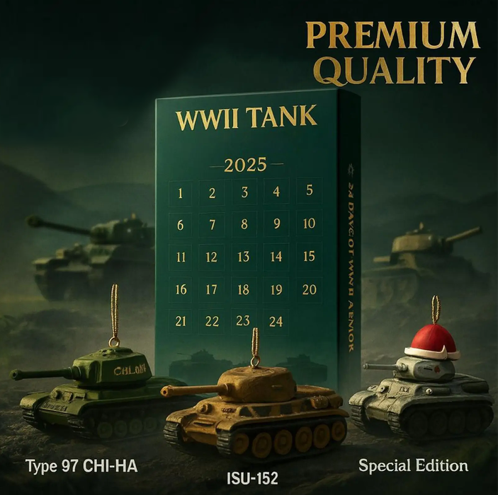 Iconic Tank Ornament Christmas Advent Calendar