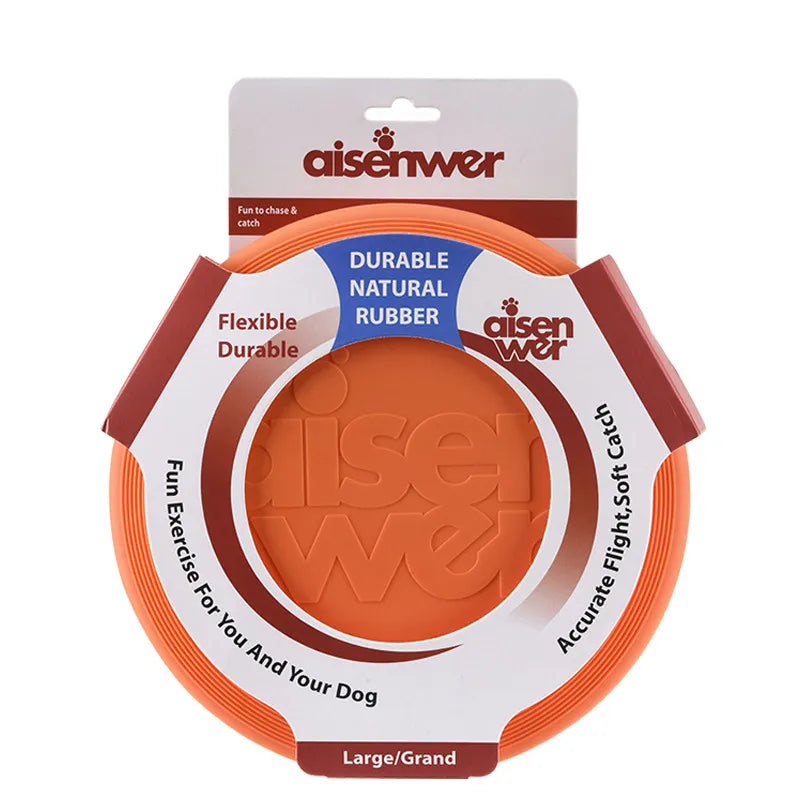 Rubber Flying Retrieval Disc for Dogs