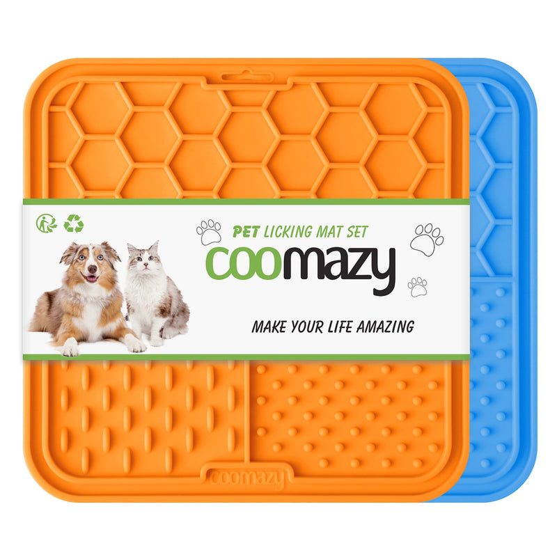 Anxiety-Reducing Dog Lick Mats (2-Pack)