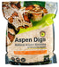Aspen Digs natural reptile bedding package with snake image and product details on front