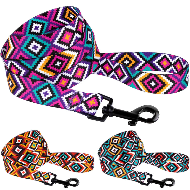 Aztec Tribal Pattern Nylon Dog Leash
