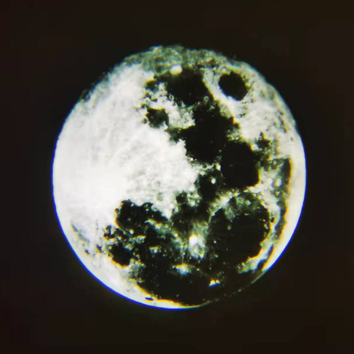 Bedroom moon projector with Earth film option creates soothing ambient decor and mood lighting
