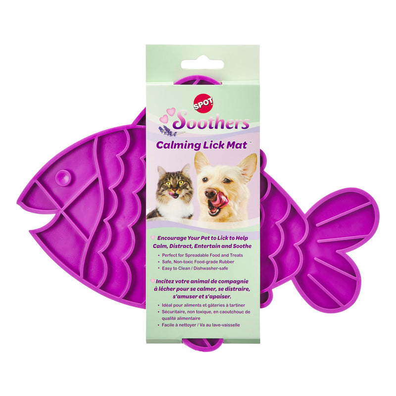 Calming Fish-Shaped Lick Mat for Dogs & Cats