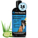 Black bottle of Pet Honesty Chlorhexidine Shampoo with blue label showing dog and cat, 16 oz size