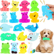 Colorful Latex Squeaky Dog Toy Set