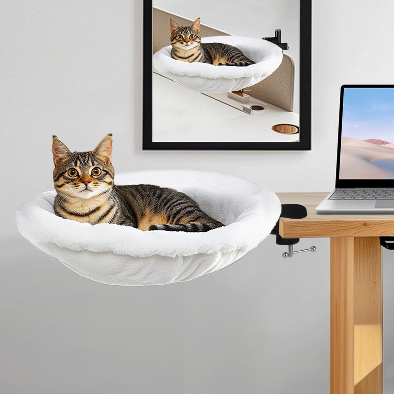 Cozy Steel Frame Desk Cat Bed