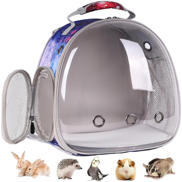 Galaxy Bubble Window Pet Carrier Backpack