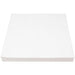 White disposable bird cage liner papers shown as a neat stack from an angled perspective