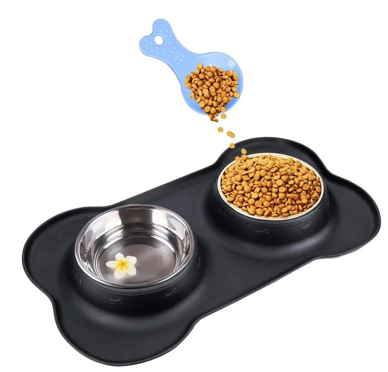 Silicone Placed Pet Bowls