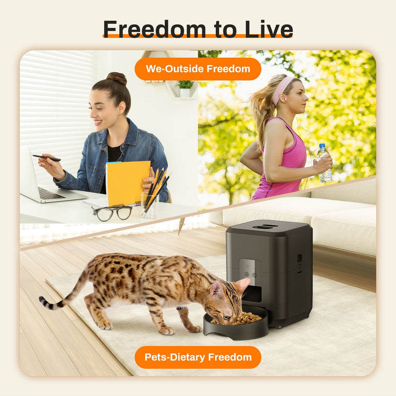 Smart Automatic Pet Feeder with Remote Control
