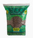 Green eco bedding package showing brown paper fiber material through clear window