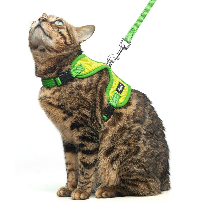 Escape-Proof Reflective Cat Harness & Leash