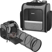 Expandable Mesh Cat Travel Backpack