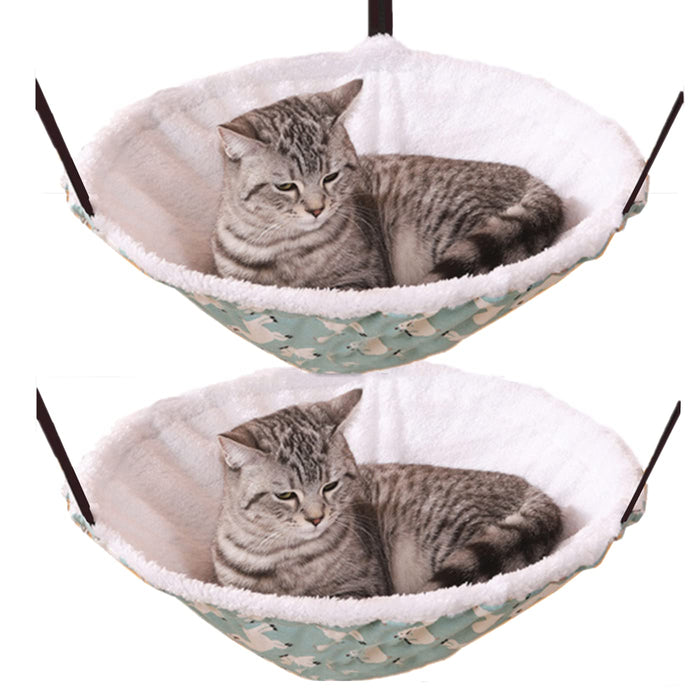 Cozy Adjustable Cat Hammocks - 2 Pack