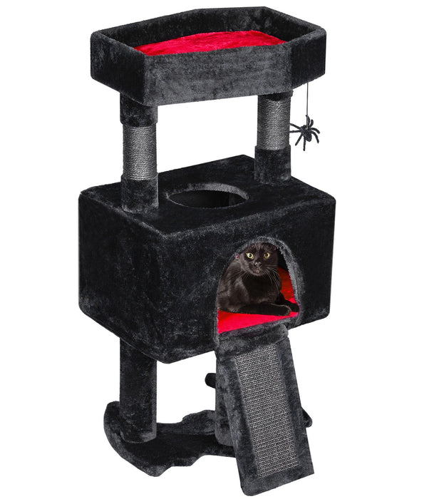 Gothic Coffin Cat Tree Tower