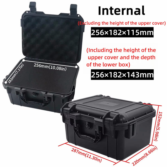 Field equipment case built with industrial strength construction for demanding environments
