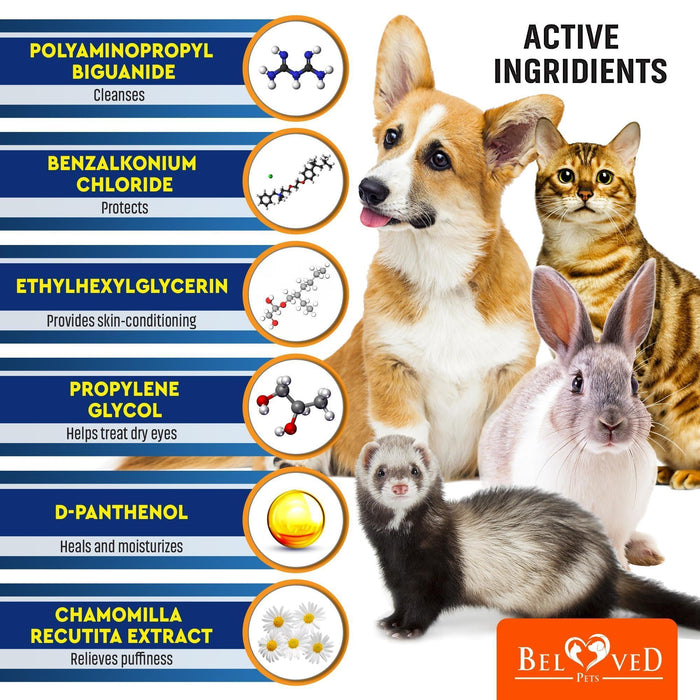 Gentle Pet Eye Wash Wipes