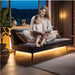 Gold COB LED strip for warm ambient accent lighting

