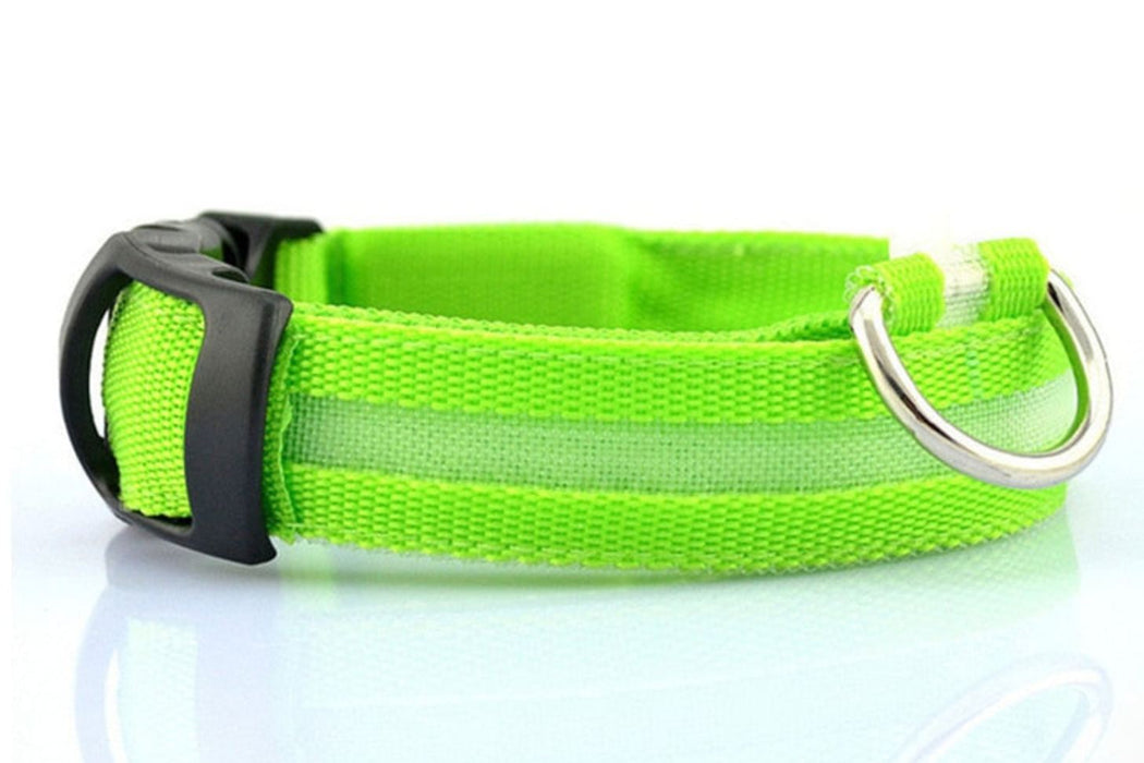 Adjustable LED Glowing Pet Collar