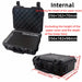 Hard case organizer with sponge cushion protection for delicate gear and instruments
