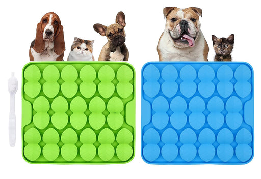 Interactive Silicone Leaf Snuffle Mat