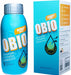 Blue KOIKA OBIO aquarium probiotic bottle with packaging box showing spirulina extract label