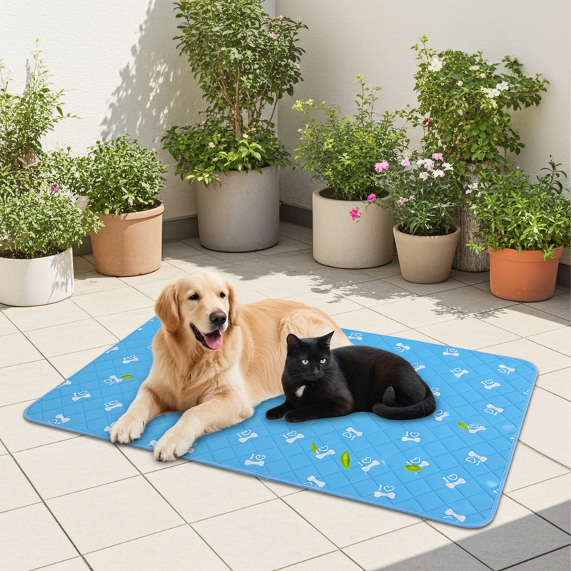 Self-Cooling Ice Silk Pet Mat