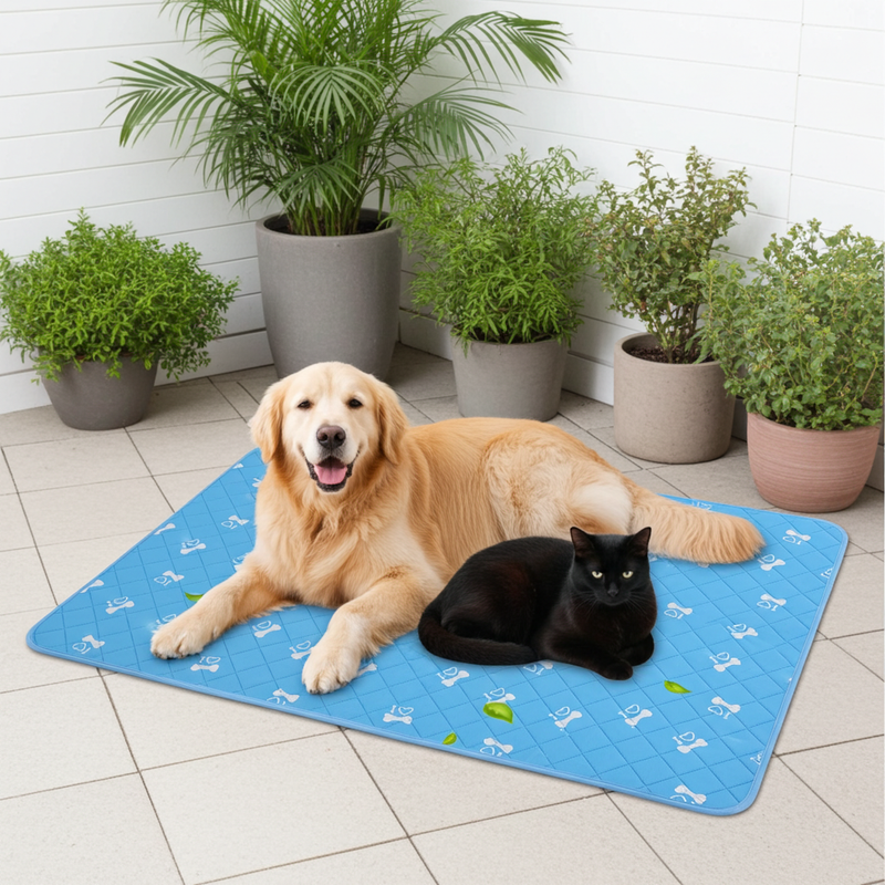 Self-Cooling Ice Silk Pet Mat
