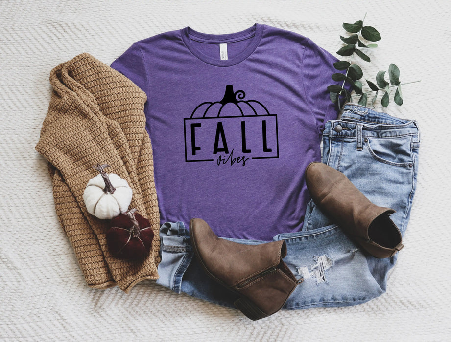 Fall Vibes Pumpkin Shirts