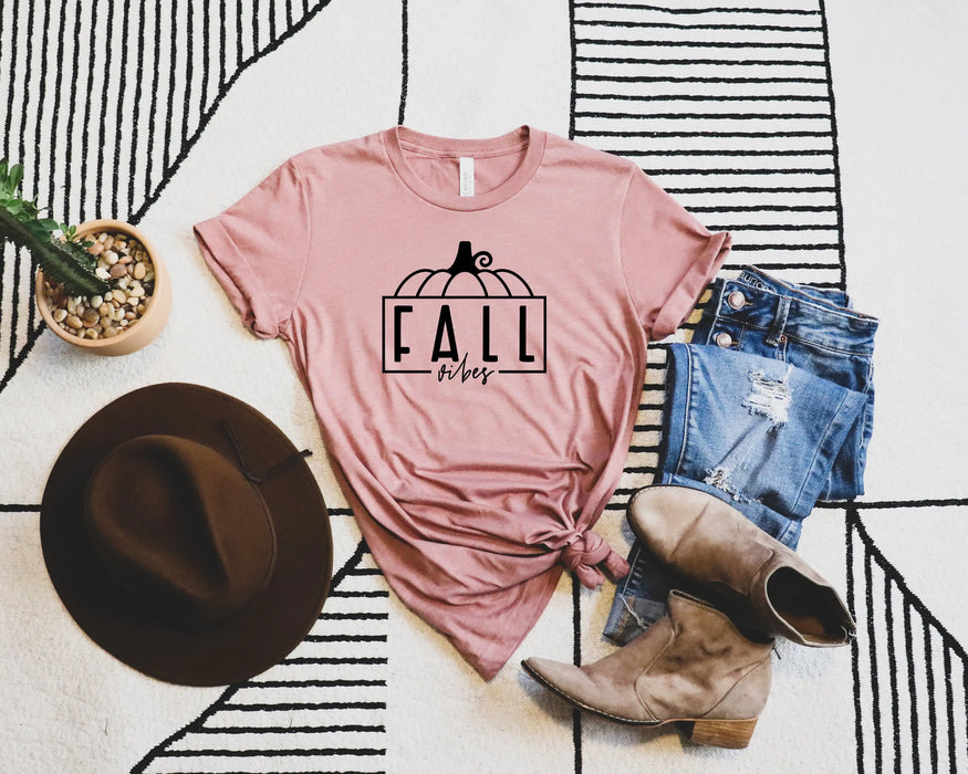 Fall Vibes Pumpkin Shirts