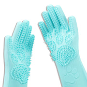 Premium Silicone Pet Grooming Gloves