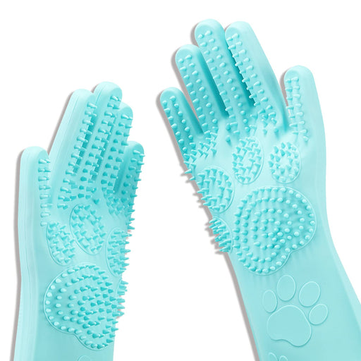 Premium Silicone Pet Grooming Gloves