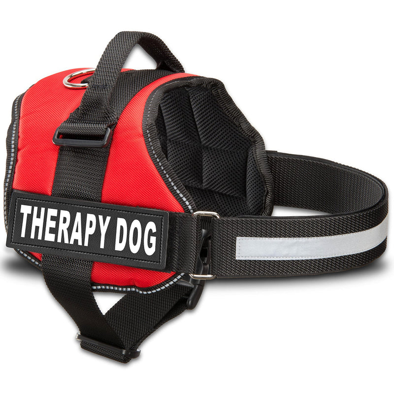 Premium Therapy Dog Harness with Reflective Patches
