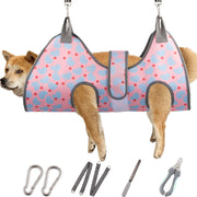 Professional Dog Grooming Hammock with Nail Clippers